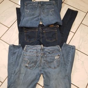 Bundle-American eagle stretch jeans bundle
